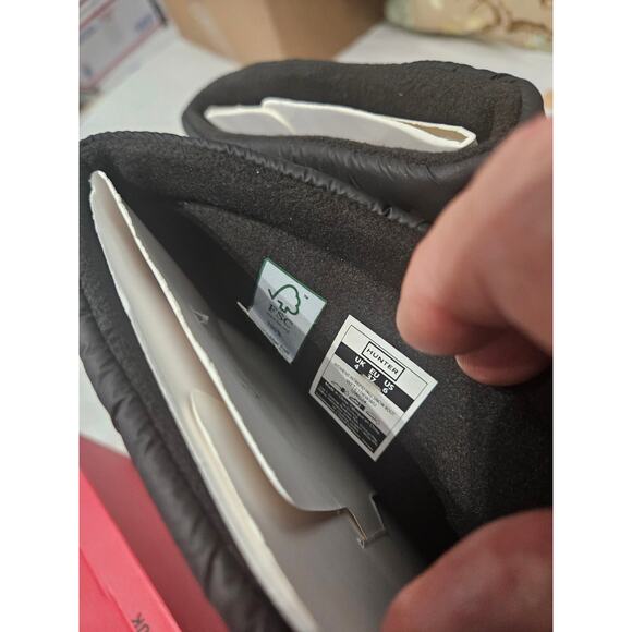 Hunter Womens Intrepid Black Snow Boots Size 6 - Picture 9 of 13